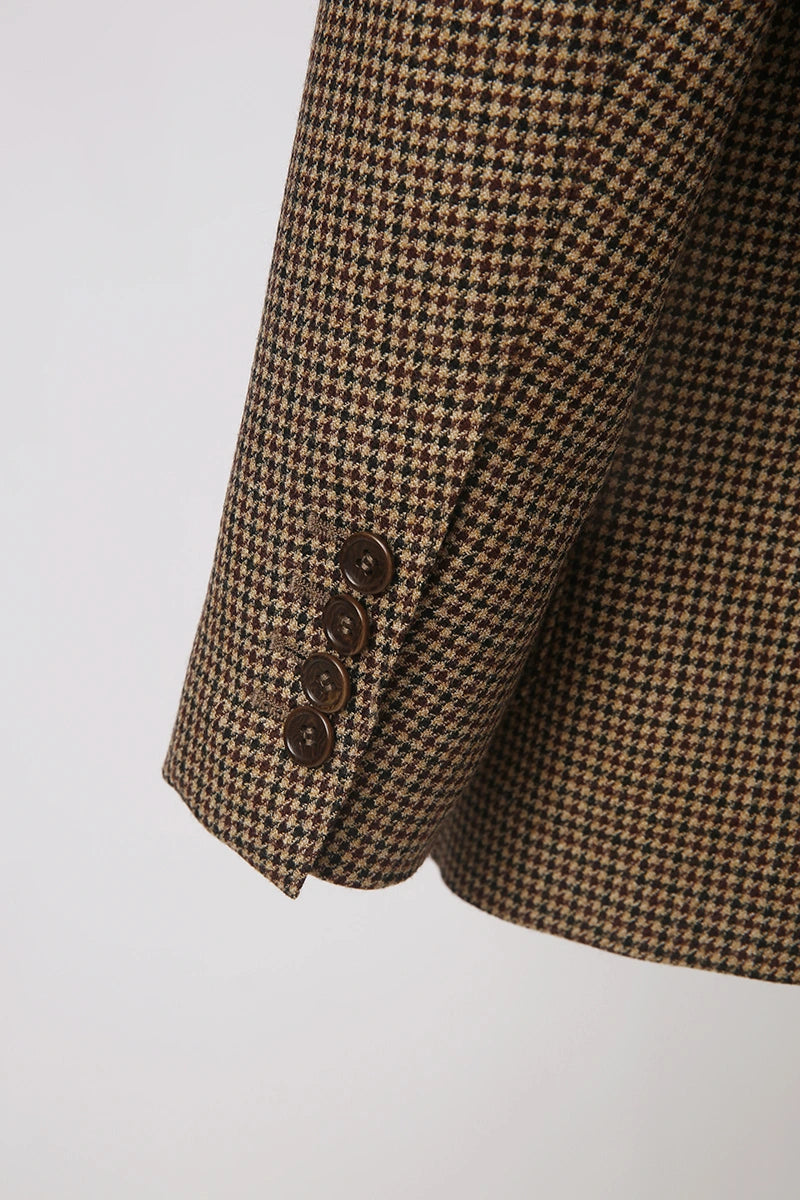 Men's Coffee colour Business Casual Jacket Made to Measure