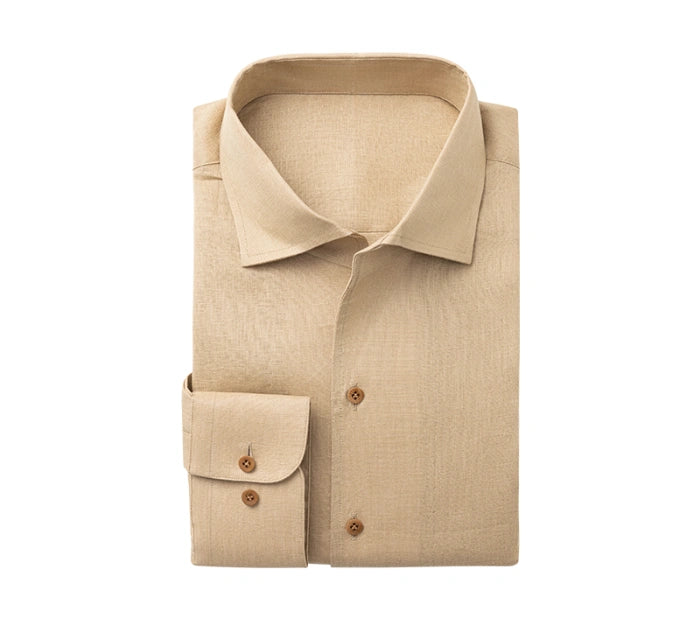 Men's Brown Linen Jacket and Trouser Made to Measure