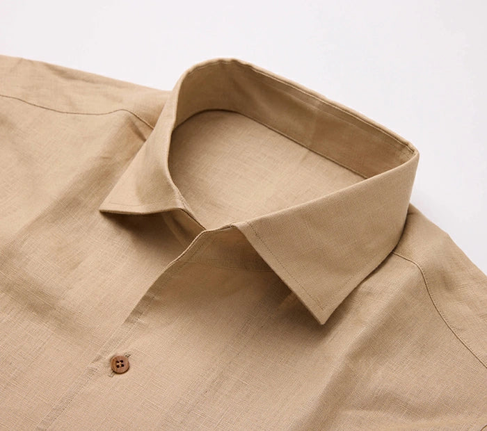 Men's Brown Linen Jacket and Trouser Made to Measure