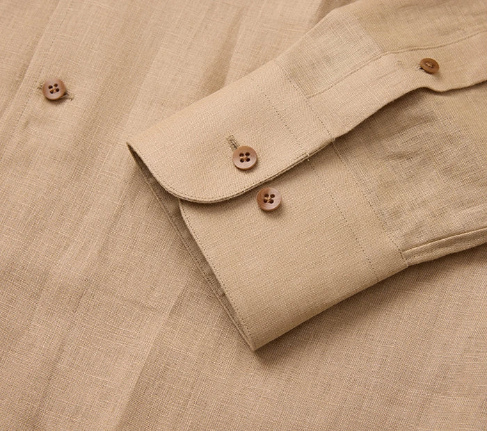 Men's Brown Linen Jacket and Trouser Made to Measure