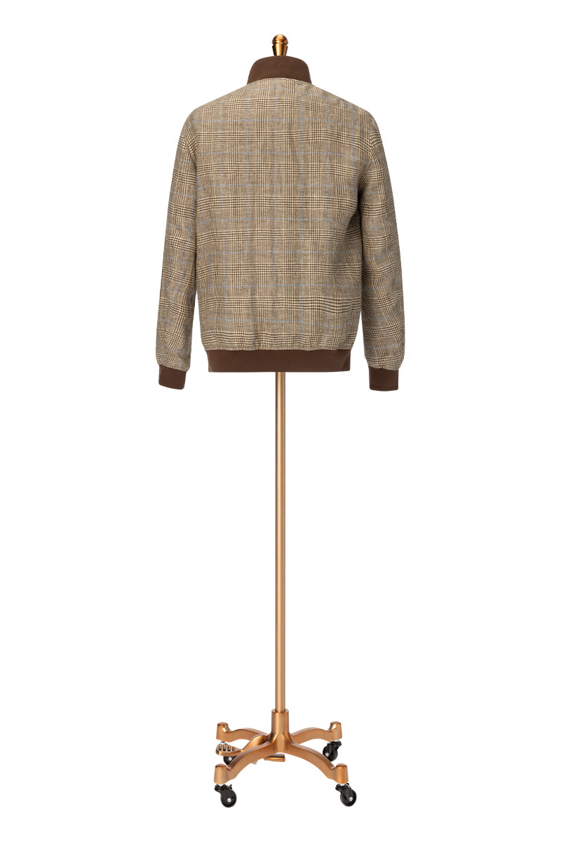 Men's Khaki/ Blue Casual Jacket and Shirt Made to Measure