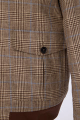 Men's Khaki/ Blue Casual Jacket and Shirt Made to Measure