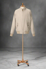 Men's Khaki Casual Coat and White Trouser Made to Measure