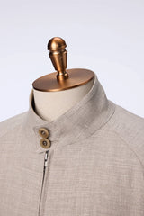 Men's Khaki Casual Coat and White Trouser Made to Measure