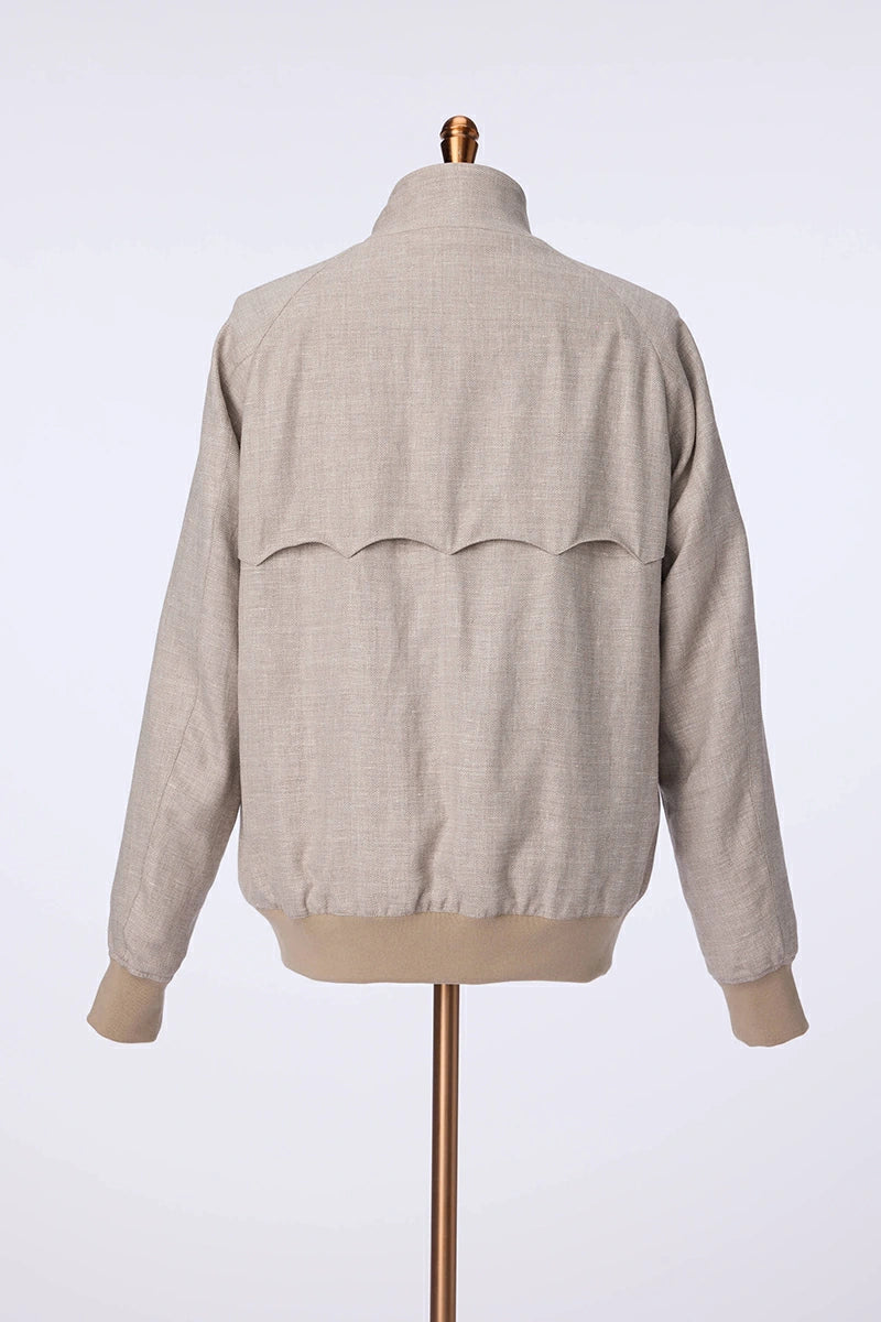 Men's Khaki Casual Coat and White Trouser Made to Measure