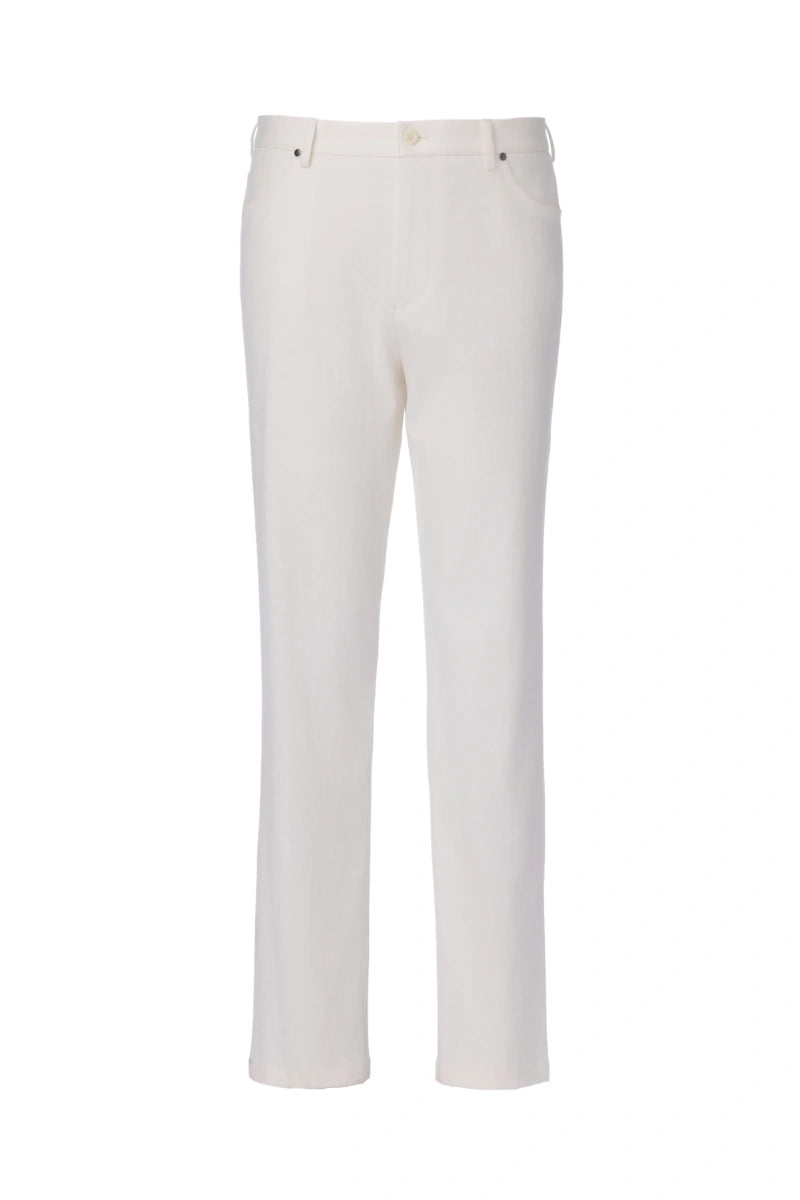 Men's Khaki Casual Coat and White Trouser Made to Measure