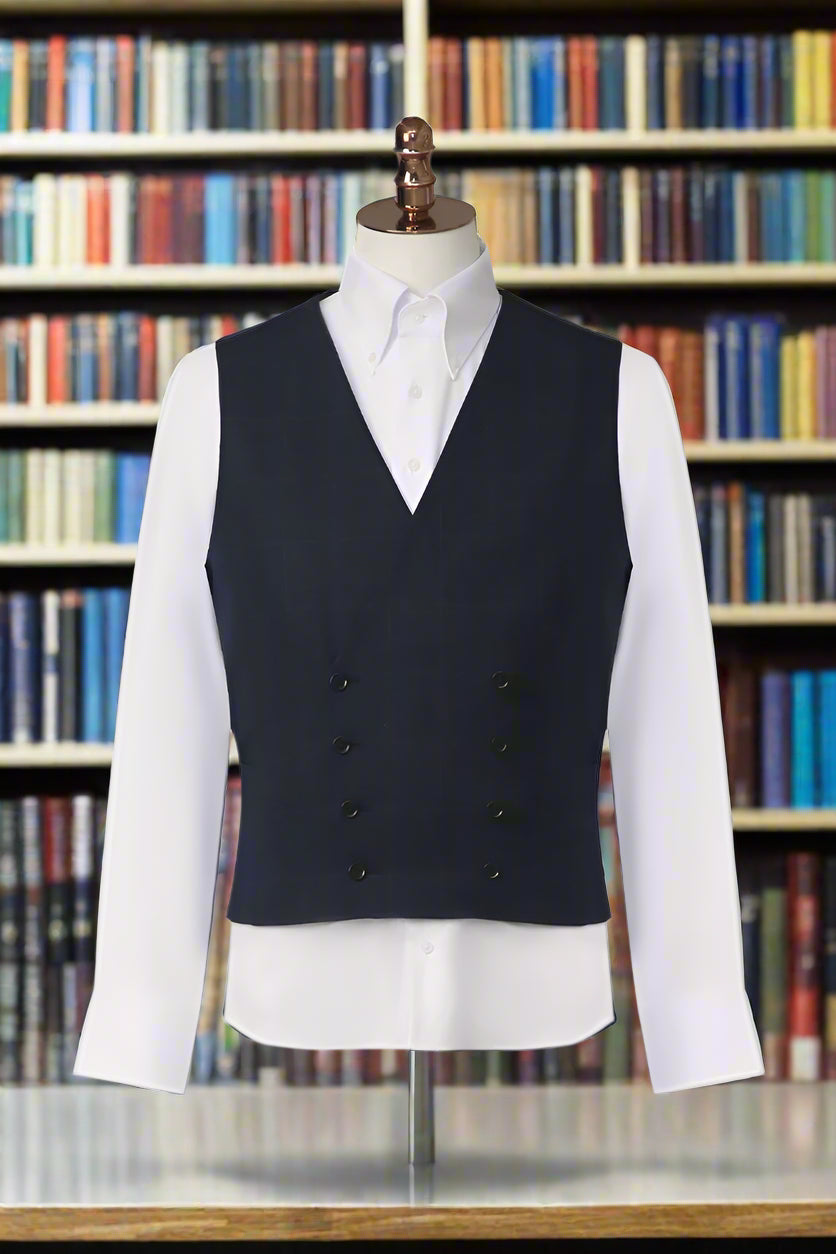 Men's Dark Blue 3 Piece Suit Made to Measure