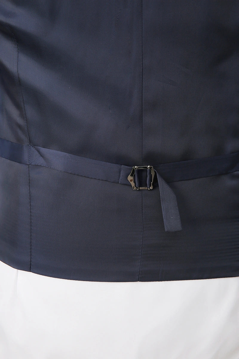 Men's Dark Blue 3 Piece Suit Made to Measure