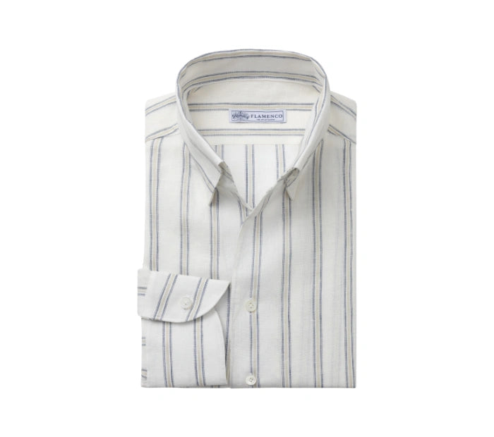 Men's Wide Striped Dress Shirt Made to Measure