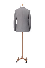 Men's Gray Double Breasted Suit Made to Measure