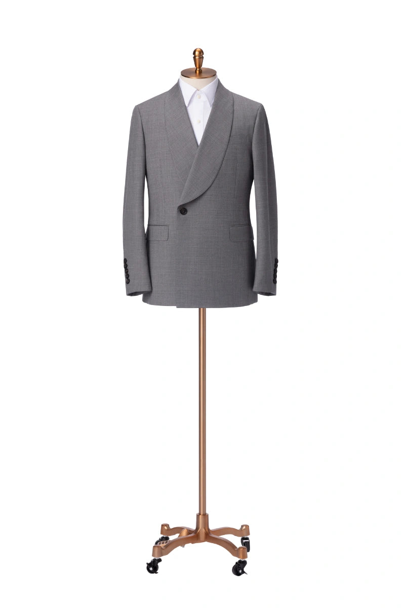 Men's 1 Button Shawl Collar Double Breasted Style Jacket Made to Measure