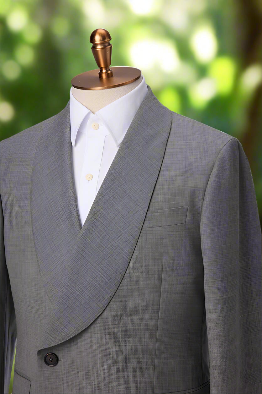 Men's 1 Button Shawl Collar Double Breasted Style Jacket Made to Measure