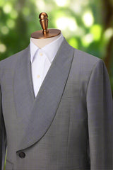 Men's 1 Button Shawl Collar Double Breasted Style Jacket Made to Measure
