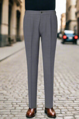 Men's Grey Casual Trouser Made to Measure