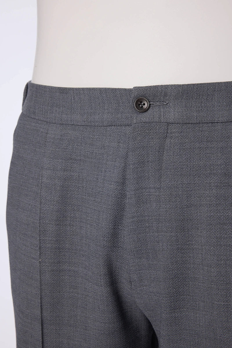 Men's Grey Casual Trouser/ Pant Made to Measure