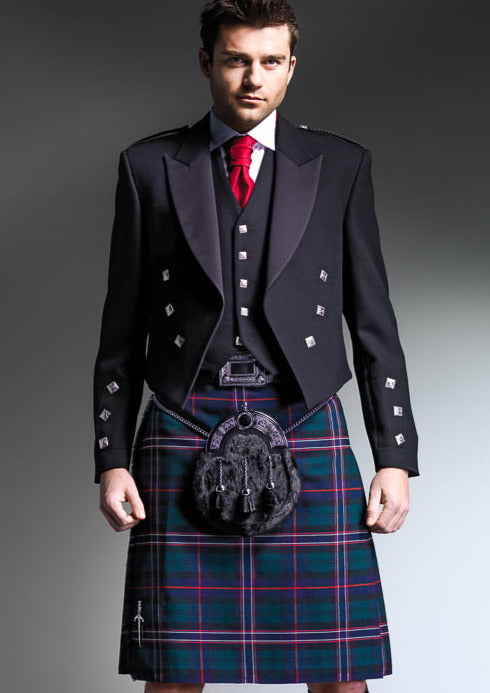 Prince Charlie Black Kilt Hire