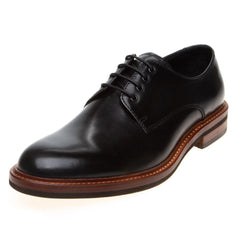 John White Mens Barlow Black Derby Shoes - Barucci