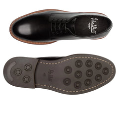 John White Mens Barlow Black Derby Shoes - Barucci