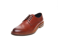 John White Mens Barlow Tan Derby Shoes - Barucci