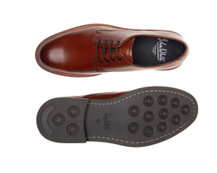 John White Mens Barlow Tan Derby Shoes - Barucci