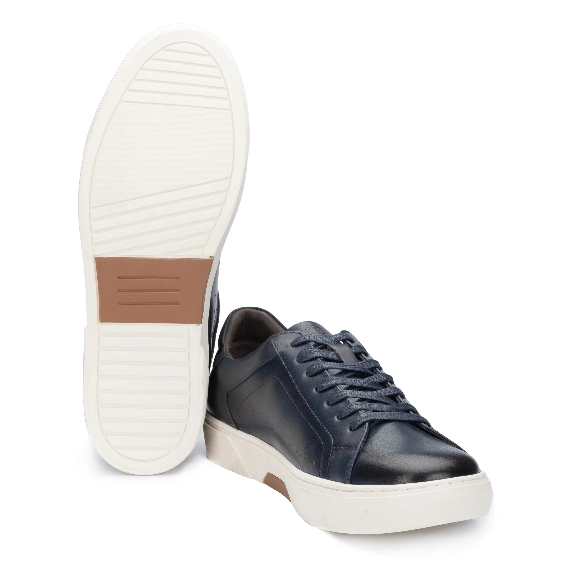John White Mens Navy Hemsworth Sneaker - Barucci