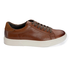 John White Mens Tan Hemsworth Sneaker - Barucci