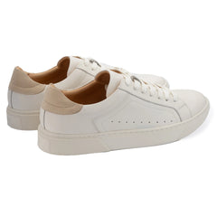 John White Mens White Hemsworth Sneaker - Barucci
