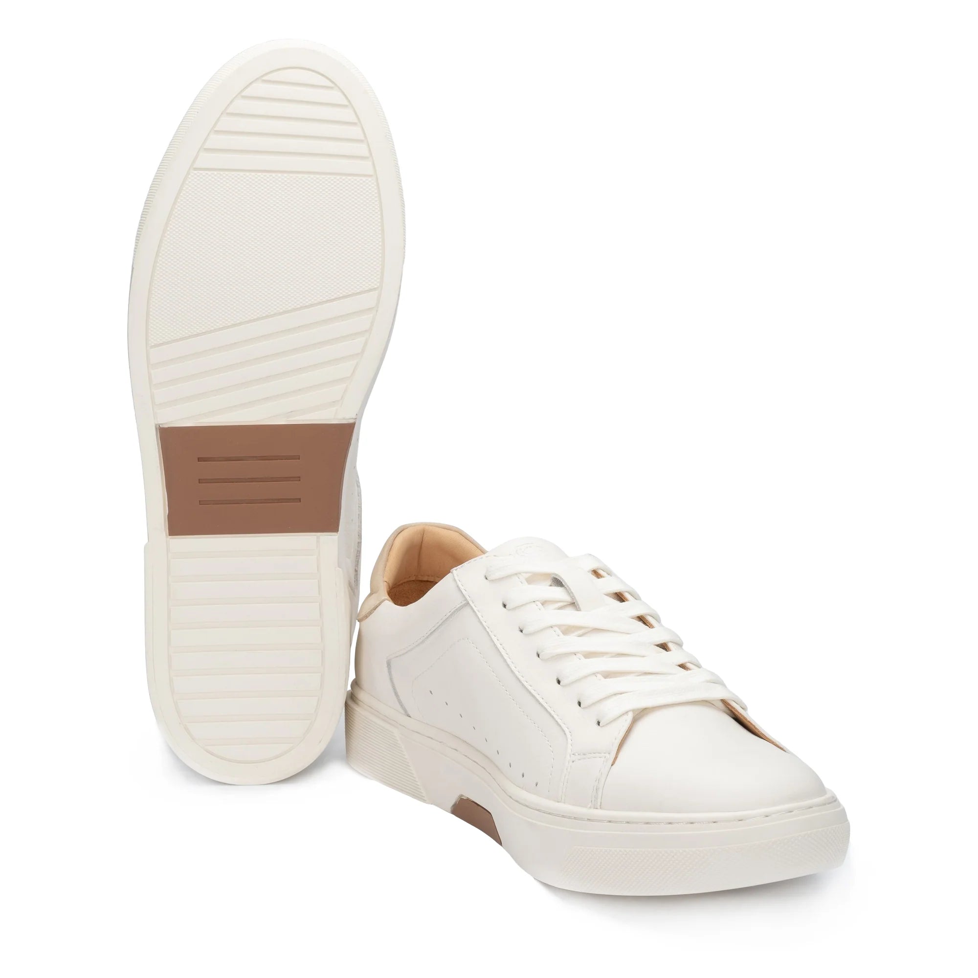 John White Mens White Hemsworth Sneaker - Barucci