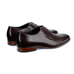 John White Mens Mumford Brown Derby Shoes - Barucci