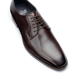 John White Mens Mumford Brown Derby Shoes - Barucci