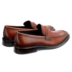 John White Mens Brown Banff Penny Loafer - Barucci