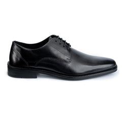 John White Mens Black Rudd Derby Shoes - Barucci