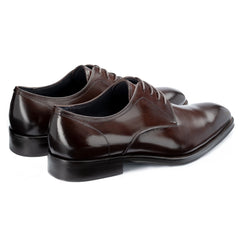 Men's Brown Wilms Derby Shoes - Barucci