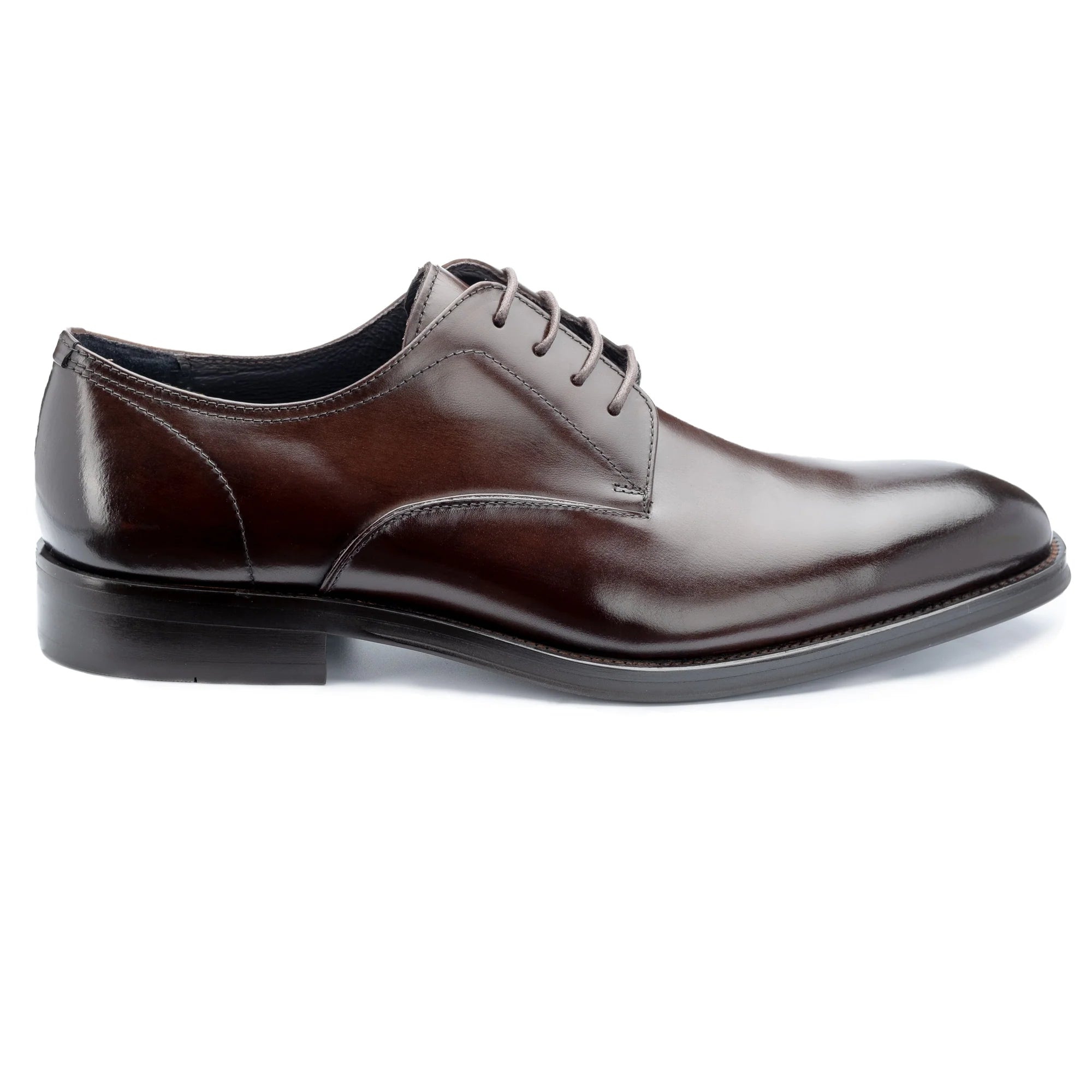 Men's Brown Wilms Derby Shoes - Barucci