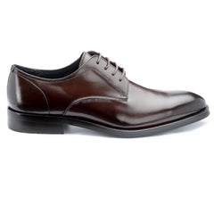 Men's Brown Wilms Derby Shoes - Barucci