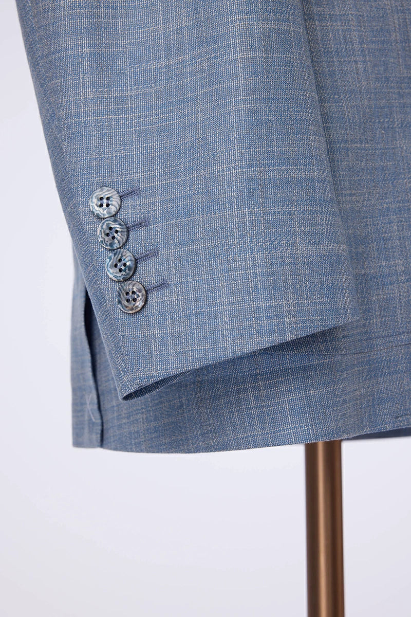 Men's Light Blue Suit Made to Measure