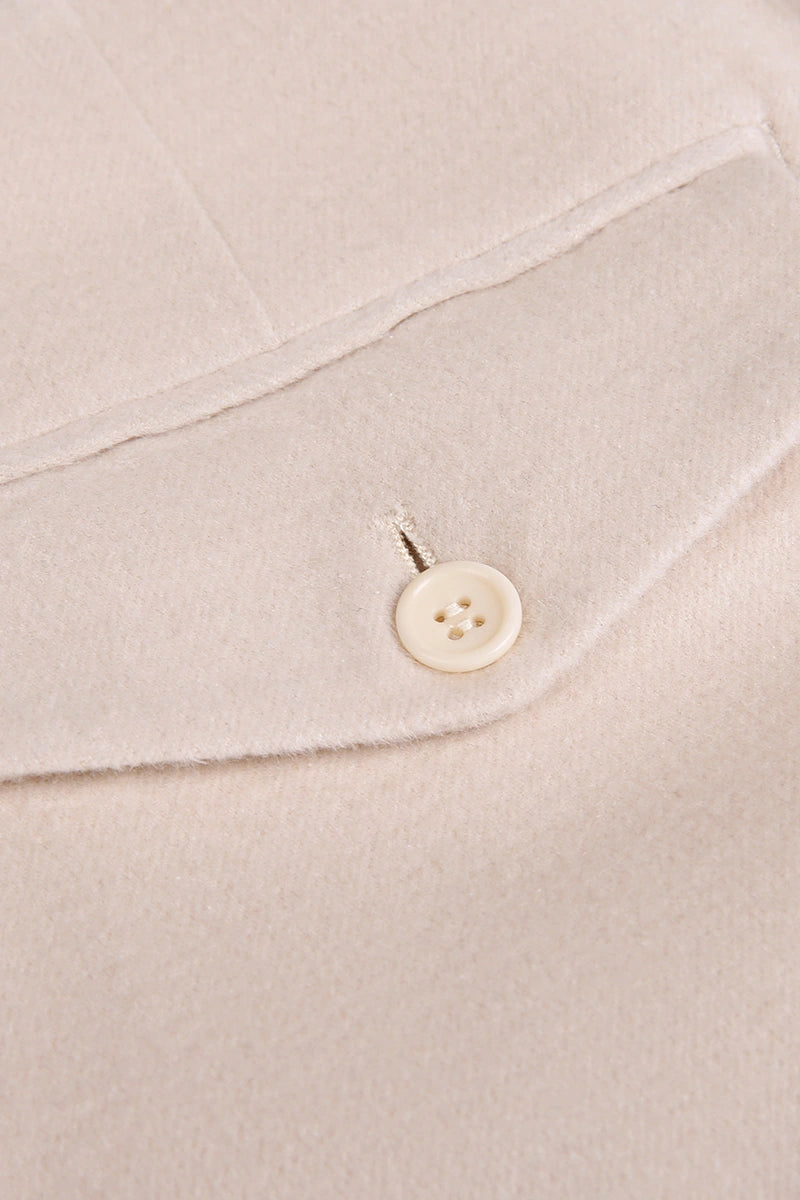 Men's Light Khaki Double Breasted Suit Made to Measure