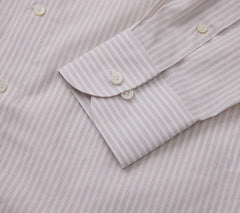 Men's Light and Wide Striped Pattern Shirt Made to Measure