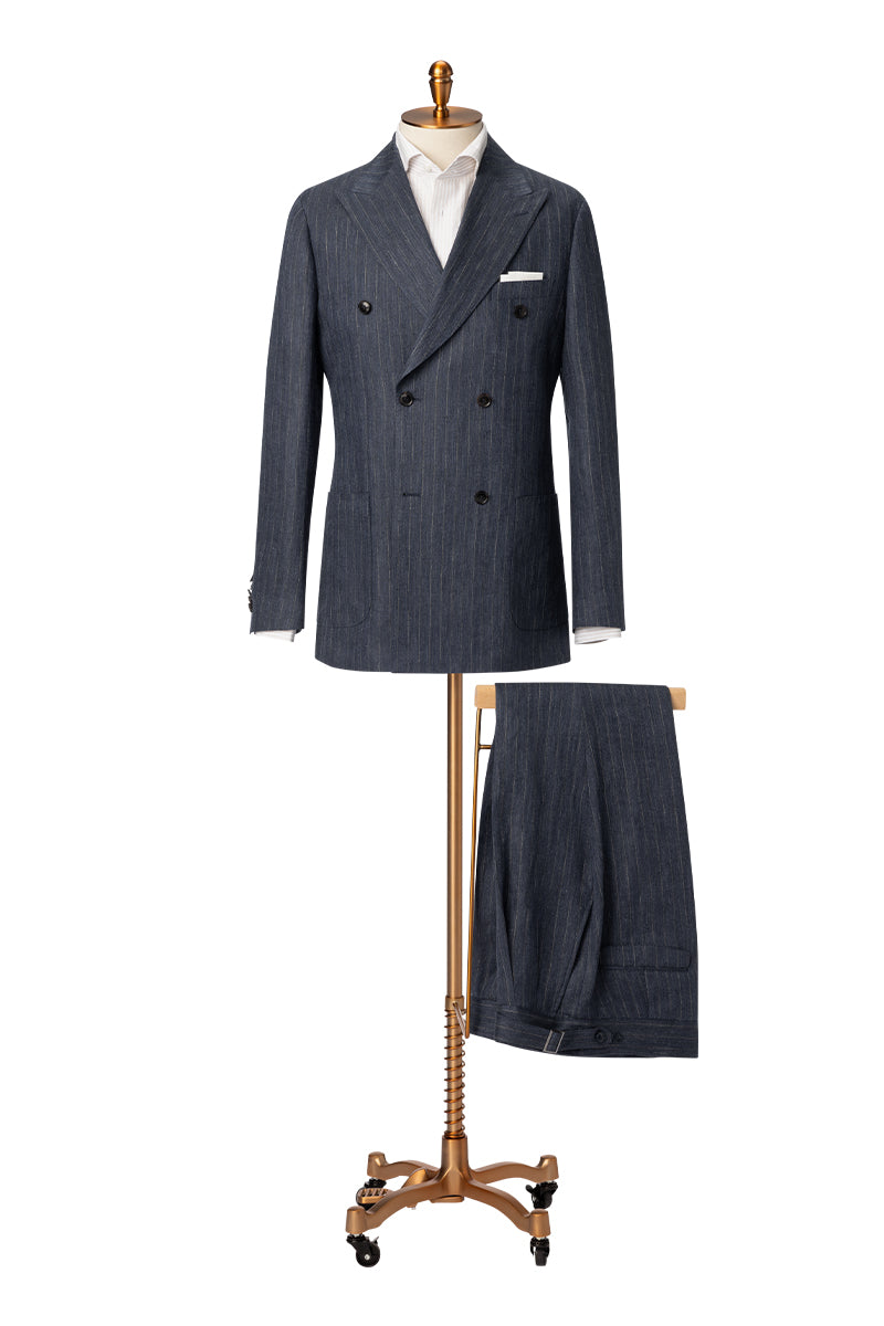 Men's Blue Business Suit Made to Measure