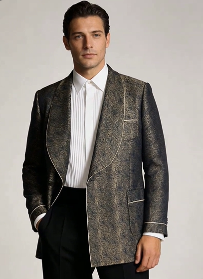 Men's Double Breasted 2-Piece Tuxedo Suit Made to Measure - Barucci 407