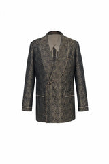 Men's Double Breasted 2-Piece Tuxedo Suit Made to Measure - Barucci