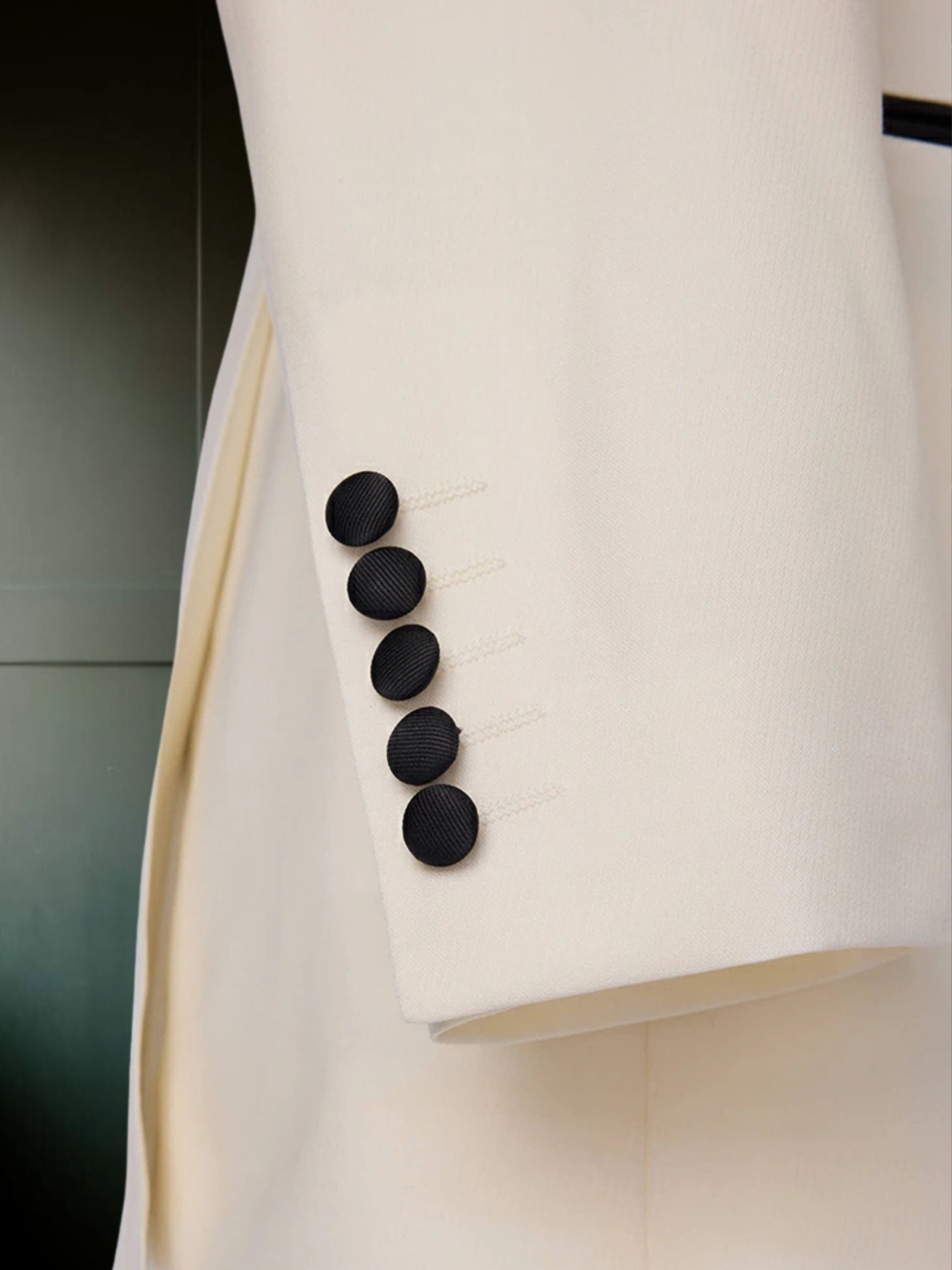 Men's White Tuxedo Jacket Suit Made to Measure
