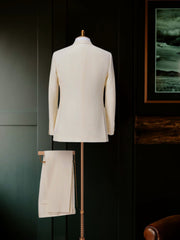 Men's White Tuxedo Jacket Suit Made to Measure