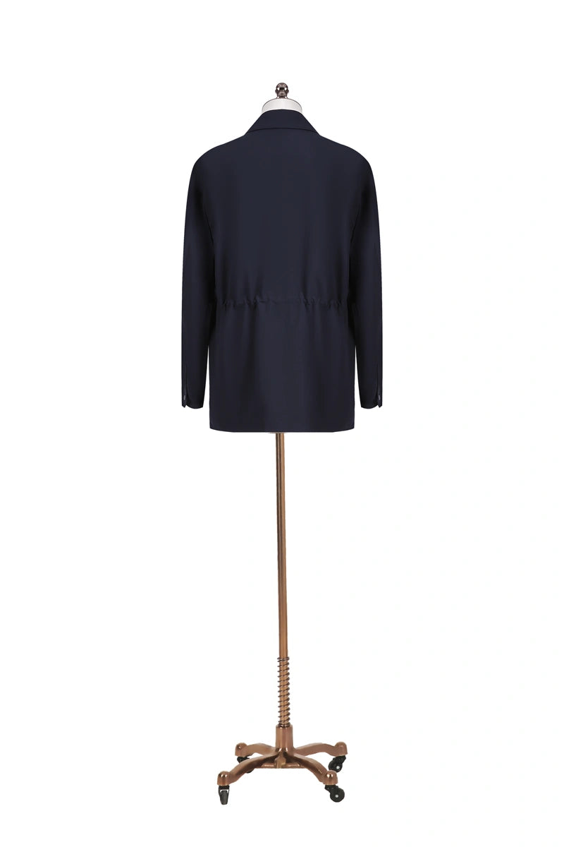 Men's Navy Outdoor Field Jacket Made to Measure