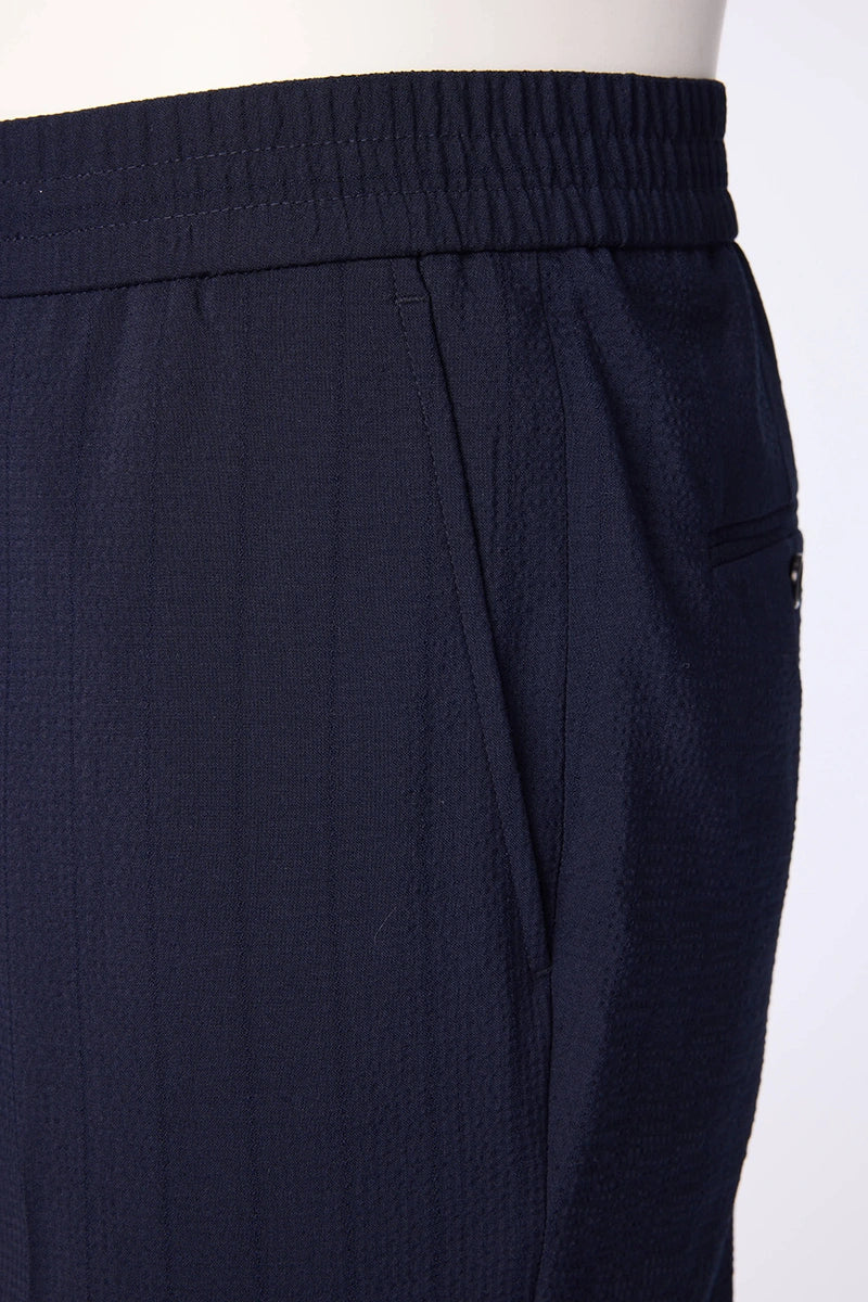 Men's Navy Casual Trouser/ Pant Made to Measure
