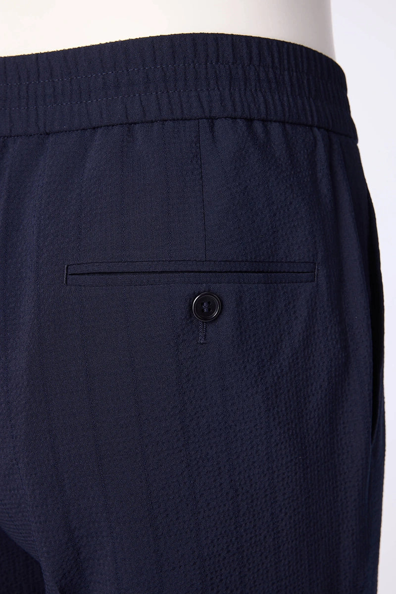 Men's Navy Casual Trouser/ Pant Made to Measure
