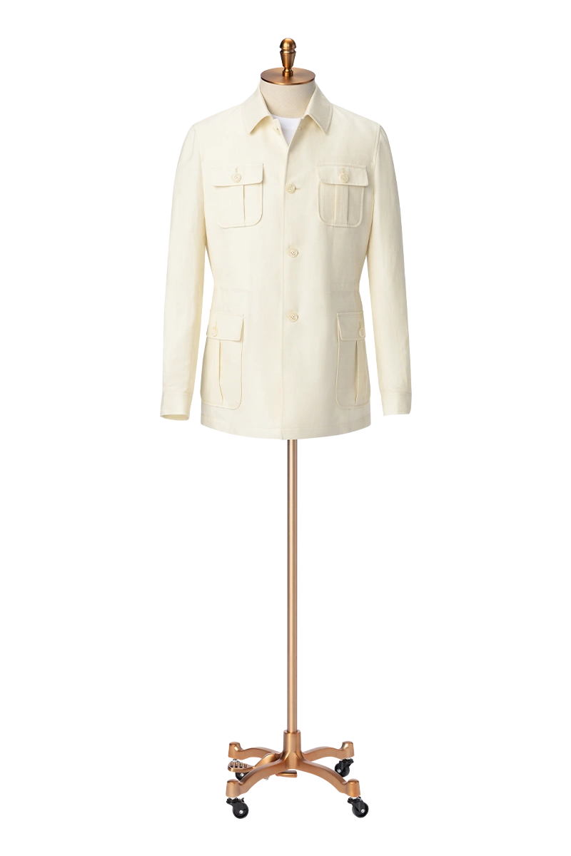 Men's Safari Style Jacket Made to Measure