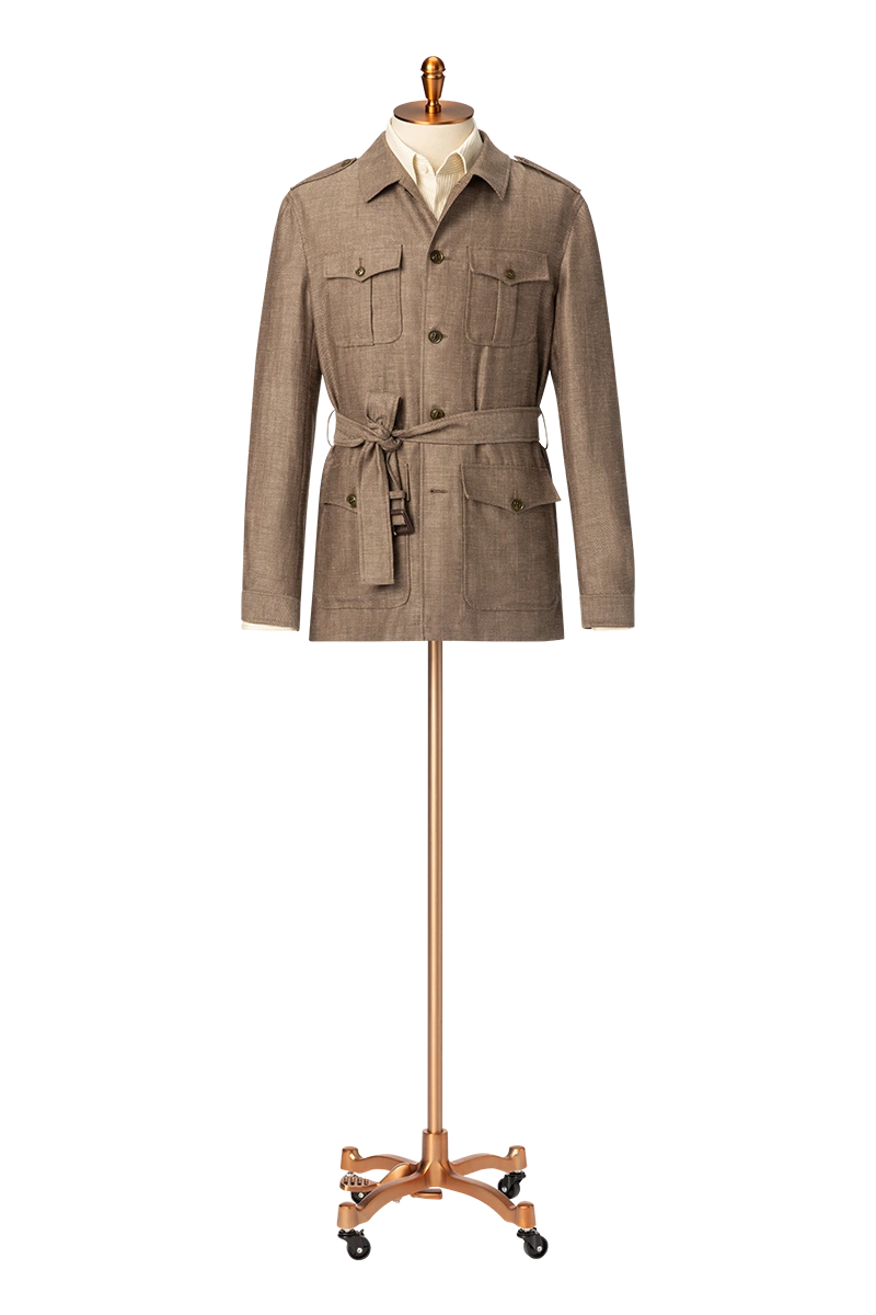 Men's Safari Style Jacket with Trouser Made to Measure