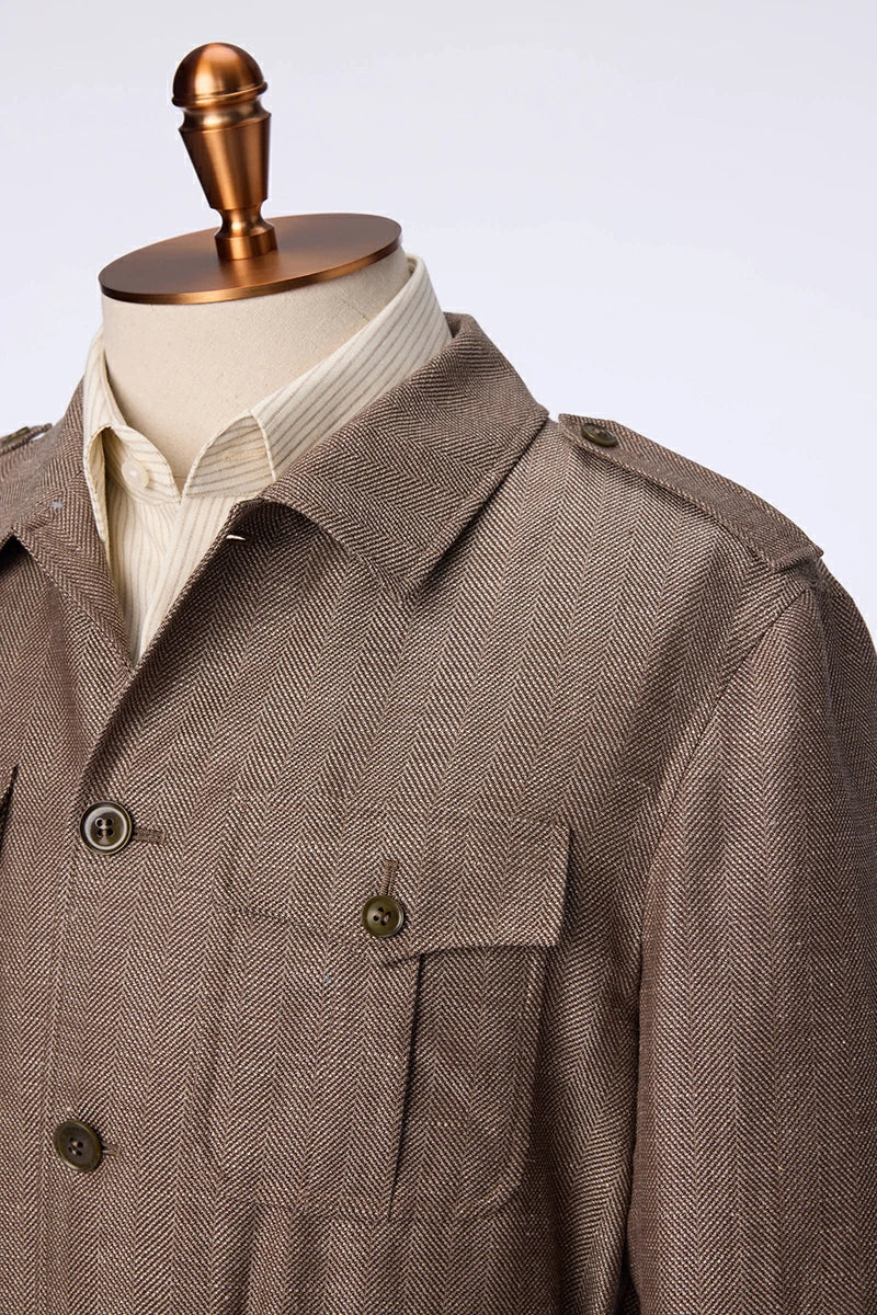 Men's Safari Style Jacket with Trouser Made to Measure