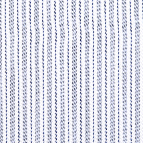 Men's Blue Stripe Formal Shirt Made to Measure